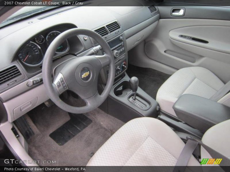Black / Gray 2007 Chevrolet Cobalt LT Coupe