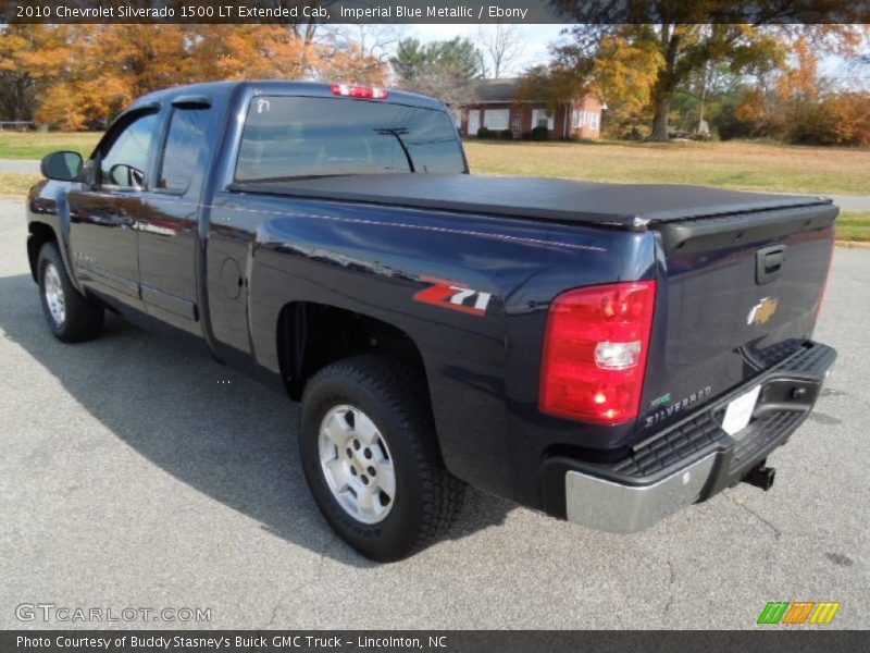 Imperial Blue Metallic / Ebony 2010 Chevrolet Silverado 1500 LT Extended Cab