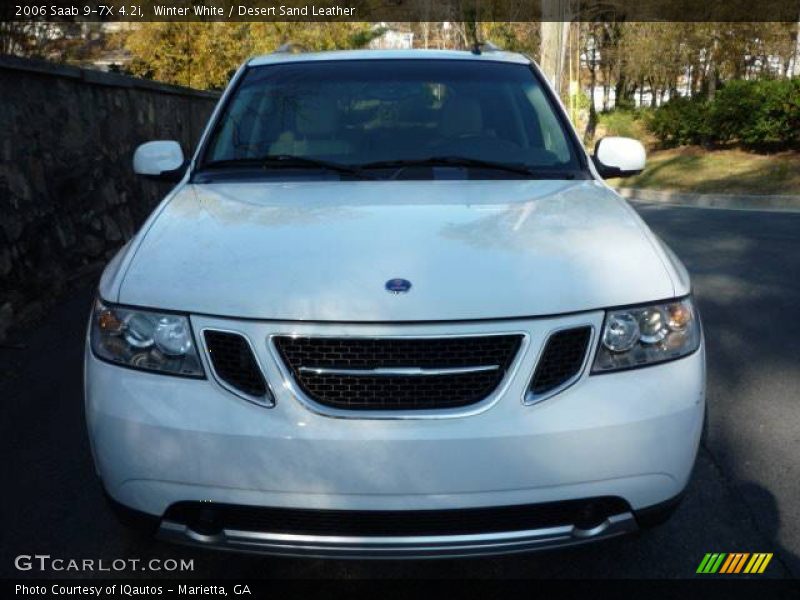 Winter White / Desert Sand Leather 2006 Saab 9-7X 4.2i