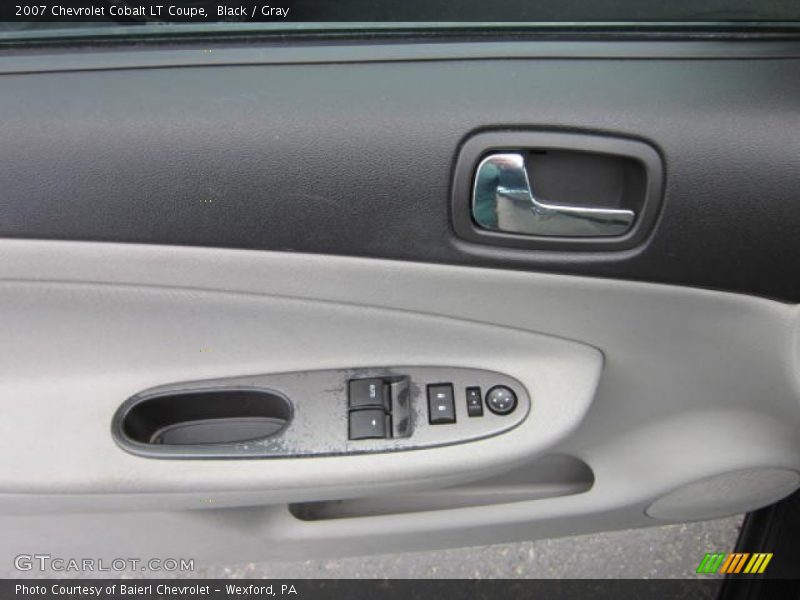 Black / Gray 2007 Chevrolet Cobalt LT Coupe