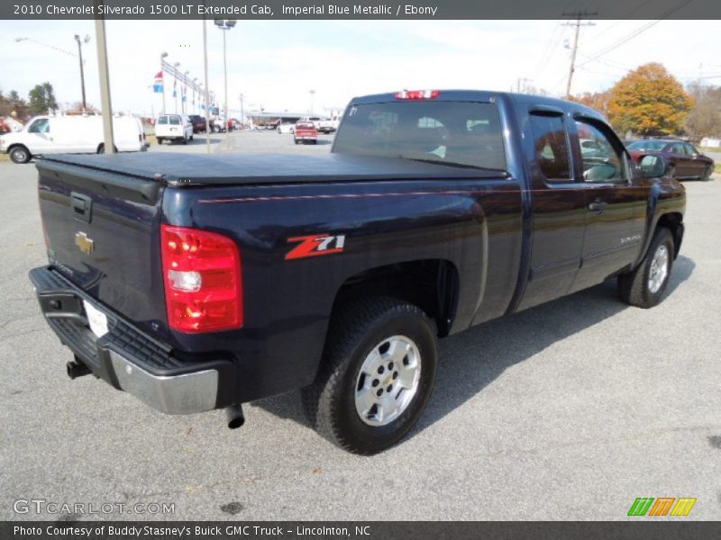 Imperial Blue Metallic / Ebony 2010 Chevrolet Silverado 1500 LT Extended Cab