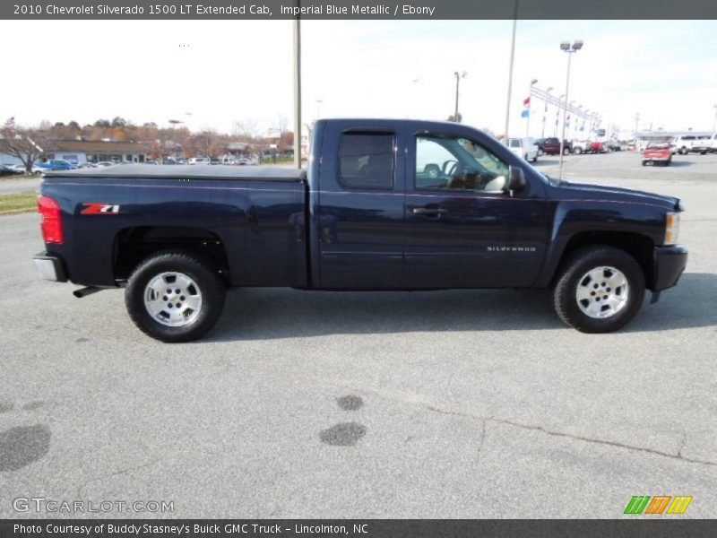 Imperial Blue Metallic / Ebony 2010 Chevrolet Silverado 1500 LT Extended Cab