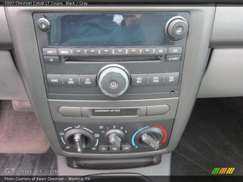 Black / Gray 2007 Chevrolet Cobalt LT Coupe