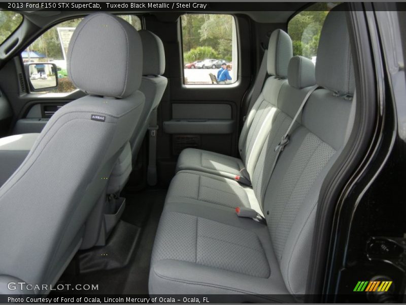 Rear Seat of 2013 F150 STX SuperCab