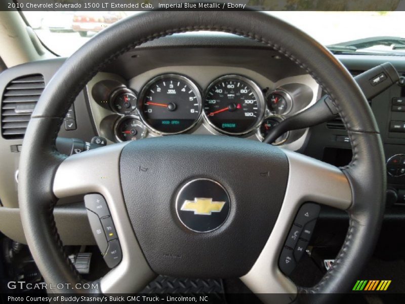 Imperial Blue Metallic / Ebony 2010 Chevrolet Silverado 1500 LT Extended Cab