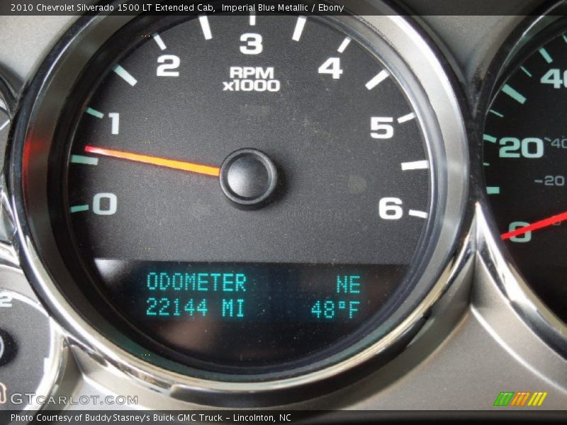 Imperial Blue Metallic / Ebony 2010 Chevrolet Silverado 1500 LT Extended Cab