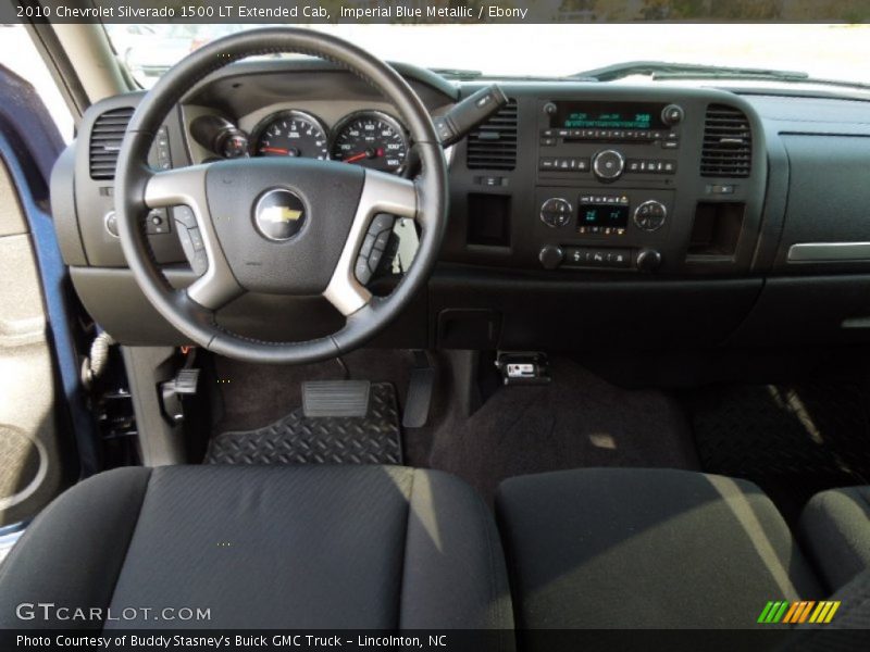 Imperial Blue Metallic / Ebony 2010 Chevrolet Silverado 1500 LT Extended Cab