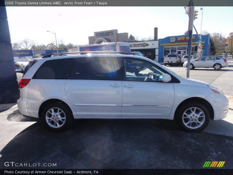 Arctic Frost Pearl / Taupe 2006 Toyota Sienna Limited AWD