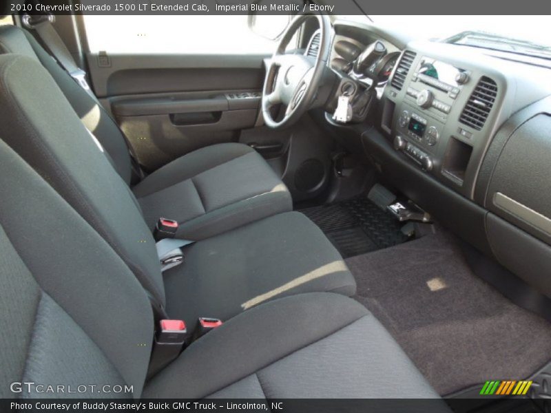 Imperial Blue Metallic / Ebony 2010 Chevrolet Silverado 1500 LT Extended Cab