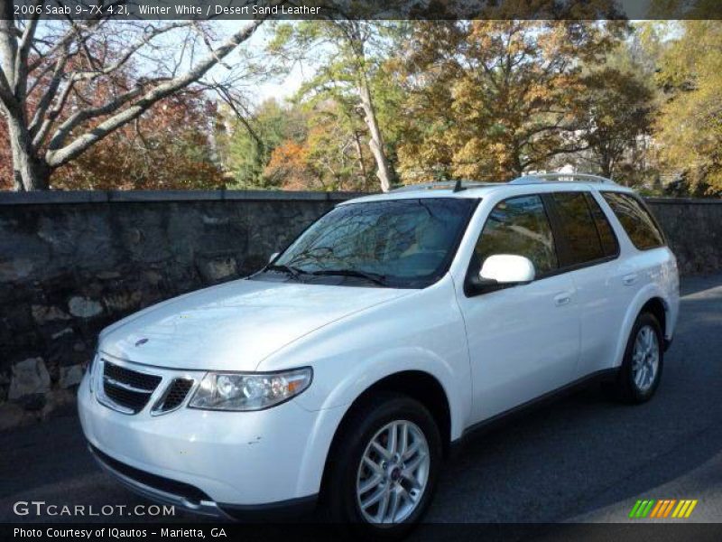 Winter White / Desert Sand Leather 2006 Saab 9-7X 4.2i