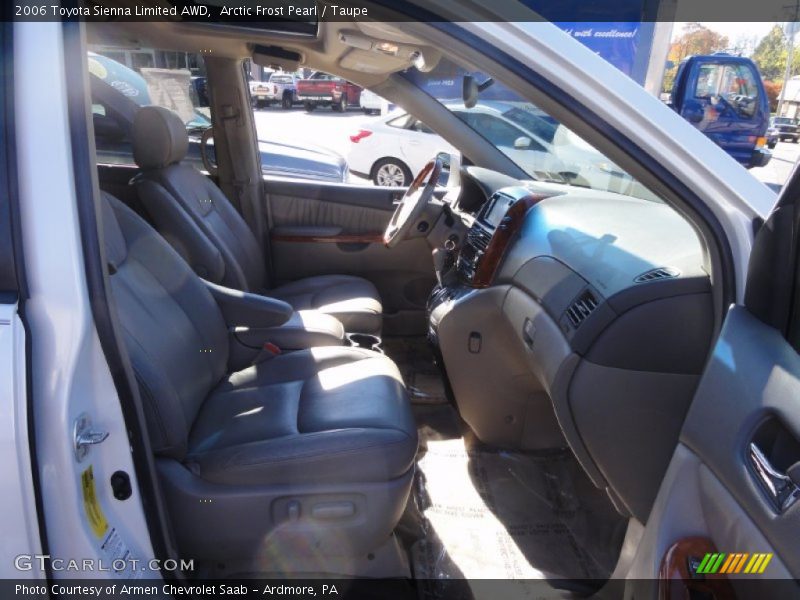 Arctic Frost Pearl / Taupe 2006 Toyota Sienna Limited AWD