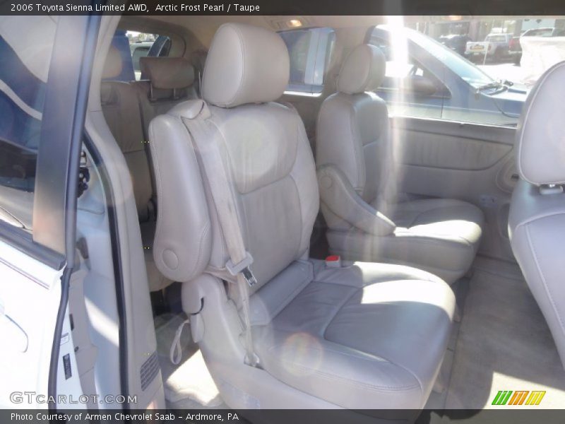 Arctic Frost Pearl / Taupe 2006 Toyota Sienna Limited AWD