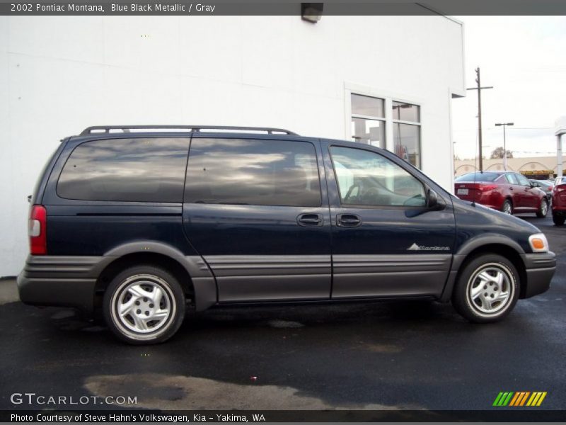 Blue Black Metallic / Gray 2002 Pontiac Montana