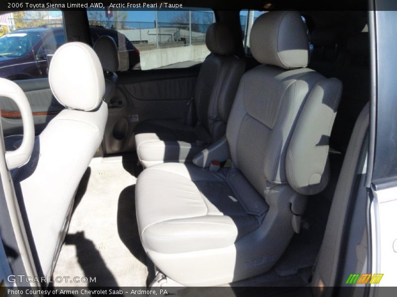 Arctic Frost Pearl / Taupe 2006 Toyota Sienna Limited AWD