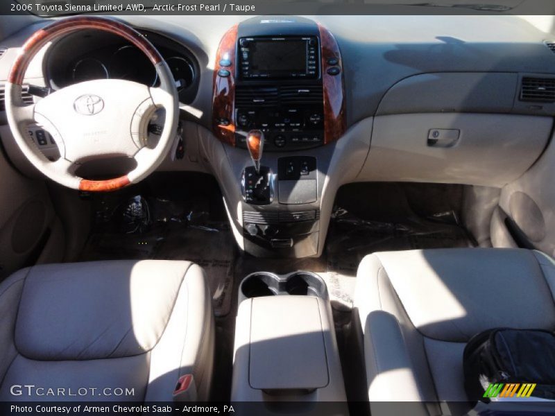 Arctic Frost Pearl / Taupe 2006 Toyota Sienna Limited AWD