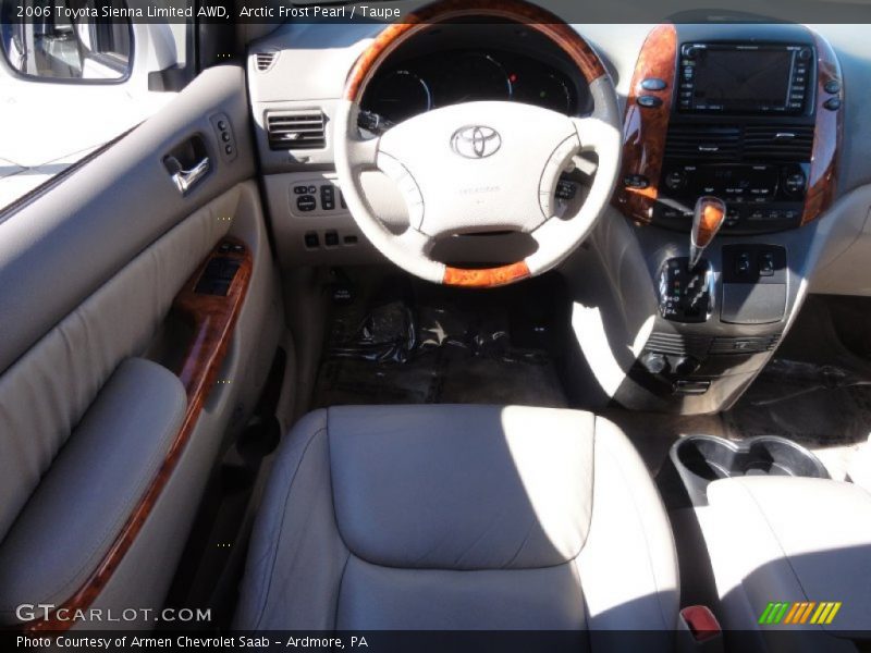 Arctic Frost Pearl / Taupe 2006 Toyota Sienna Limited AWD
