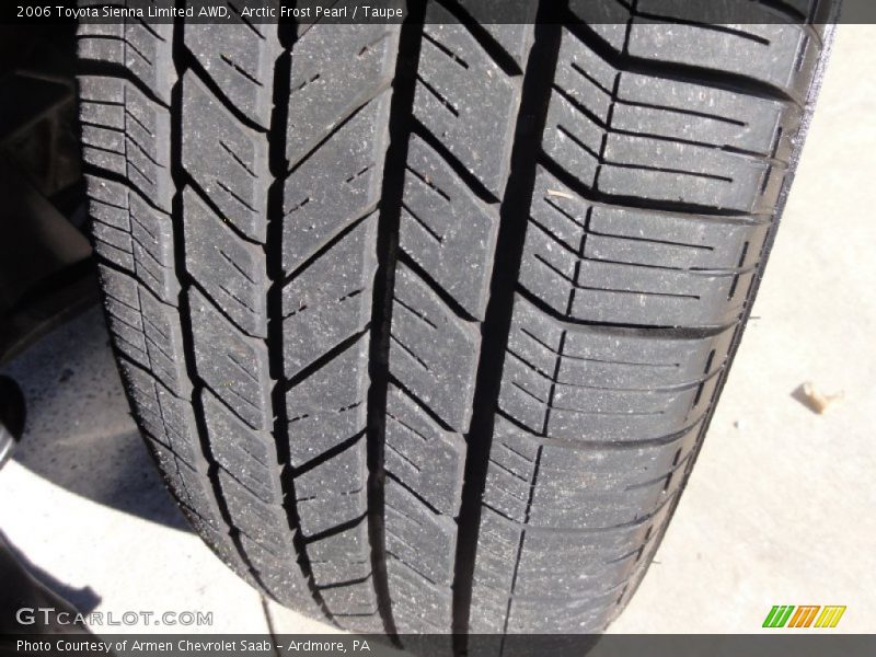 Arctic Frost Pearl / Taupe 2006 Toyota Sienna Limited AWD