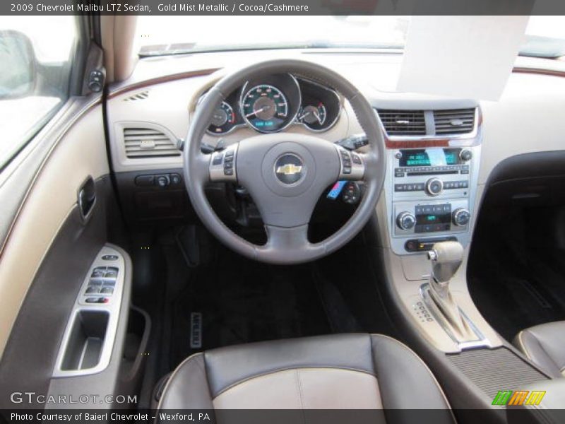 Dashboard of 2009 Malibu LTZ Sedan