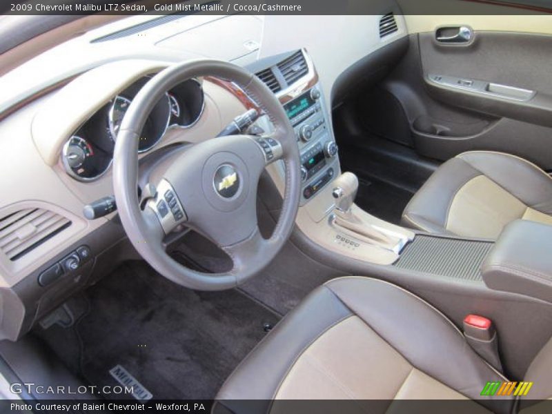 Cocoa/Cashmere Interior - 2009 Malibu LTZ Sedan 