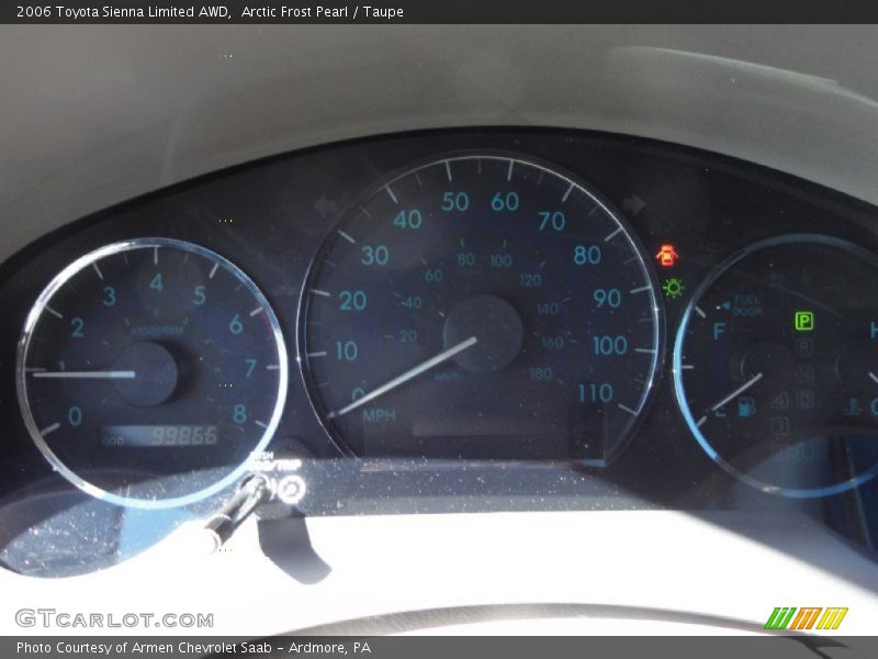 Arctic Frost Pearl / Taupe 2006 Toyota Sienna Limited AWD
