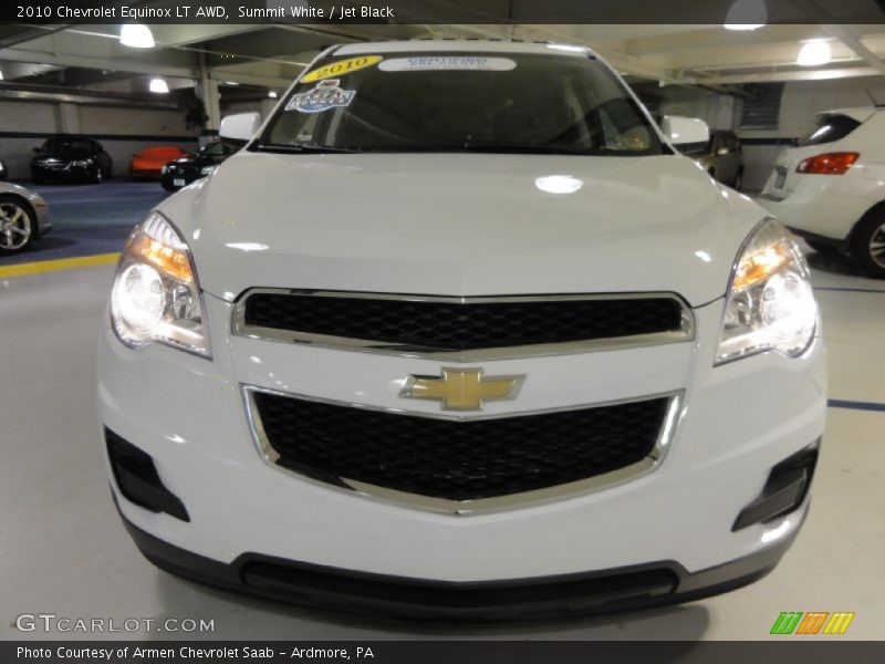 Summit White / Jet Black 2010 Chevrolet Equinox LT AWD