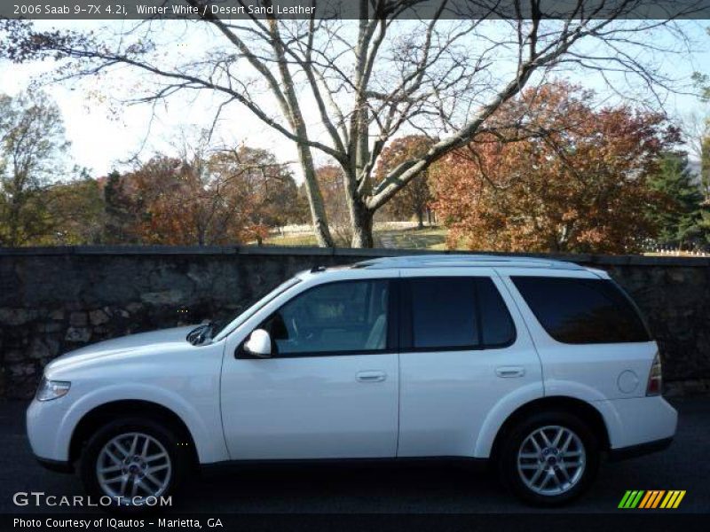 Winter White / Desert Sand Leather 2006 Saab 9-7X 4.2i