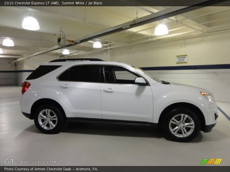 Summit White / Jet Black 2010 Chevrolet Equinox LT AWD