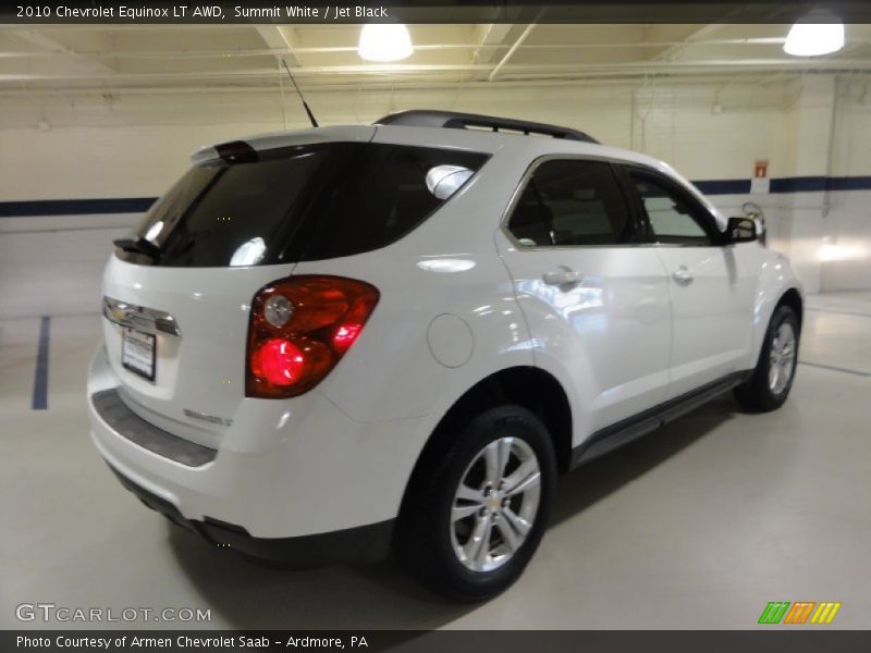 Summit White / Jet Black 2010 Chevrolet Equinox LT AWD