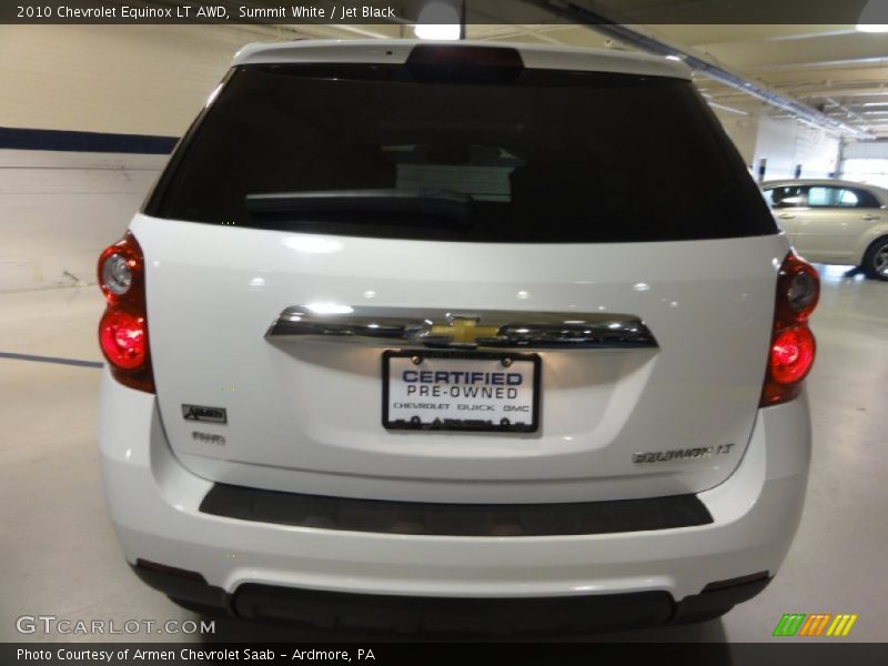 Summit White / Jet Black 2010 Chevrolet Equinox LT AWD