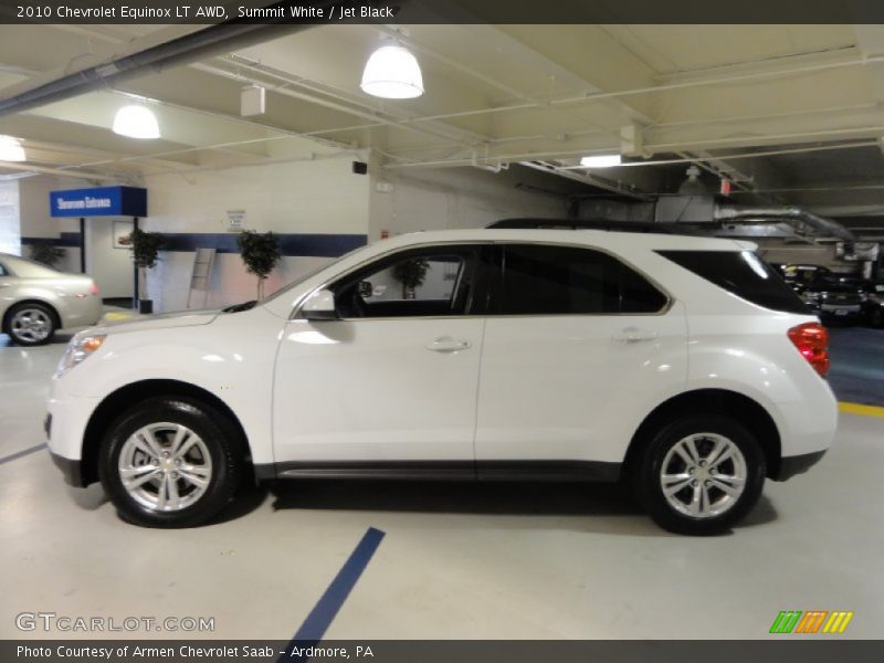 Summit White / Jet Black 2010 Chevrolet Equinox LT AWD