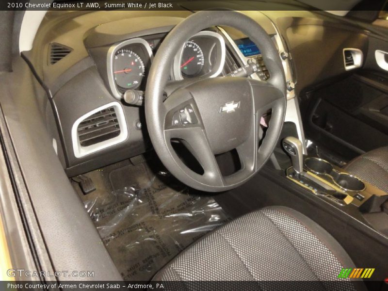 Summit White / Jet Black 2010 Chevrolet Equinox LT AWD
