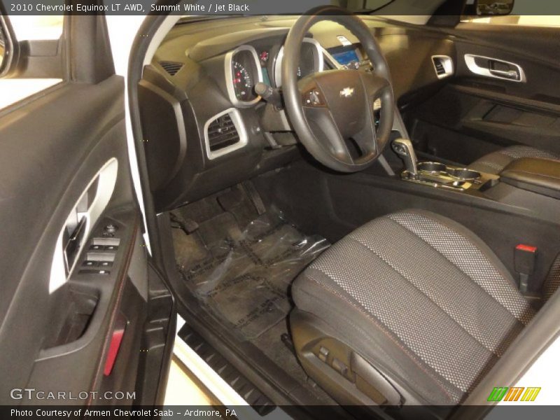 Summit White / Jet Black 2010 Chevrolet Equinox LT AWD