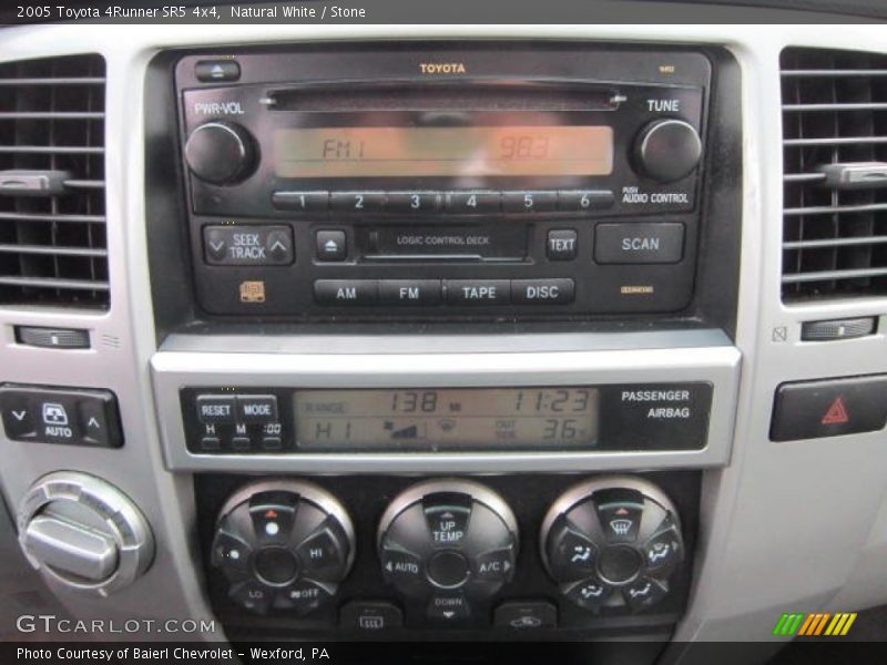 Audio System of 2005 4Runner SR5 4x4