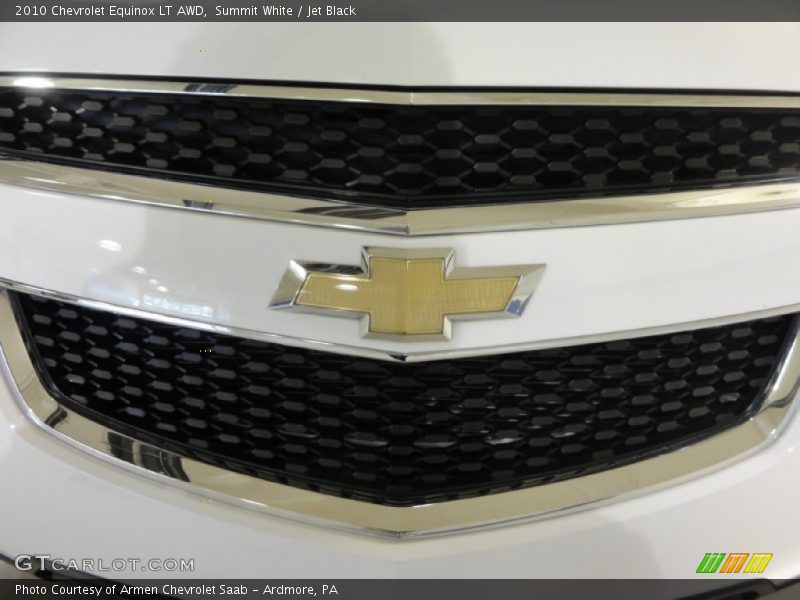 Summit White / Jet Black 2010 Chevrolet Equinox LT AWD