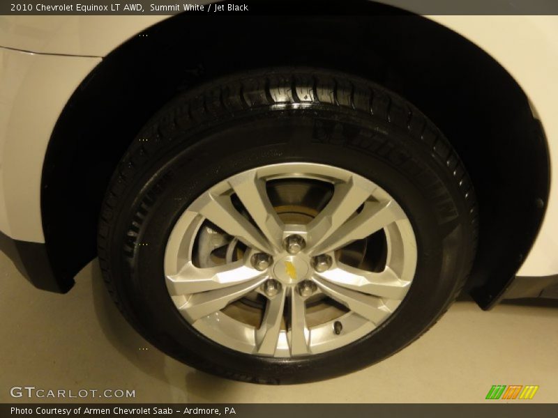 Summit White / Jet Black 2010 Chevrolet Equinox LT AWD