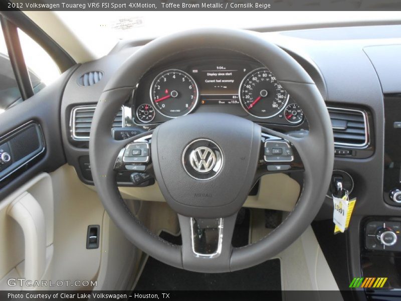 Toffee Brown Metallic / Cornsilk Beige 2012 Volkswagen Touareg VR6 FSI Sport 4XMotion