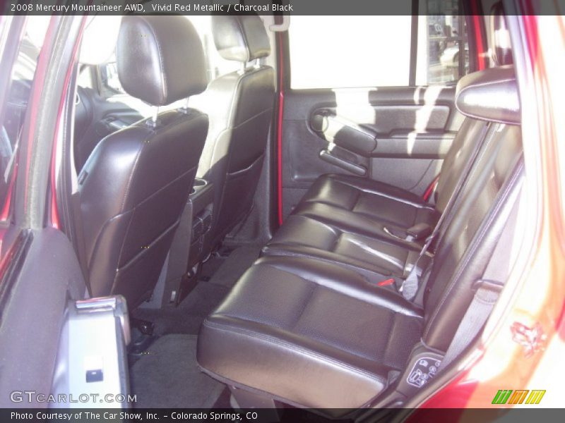 Vivid Red Metallic / Charcoal Black 2008 Mercury Mountaineer AWD