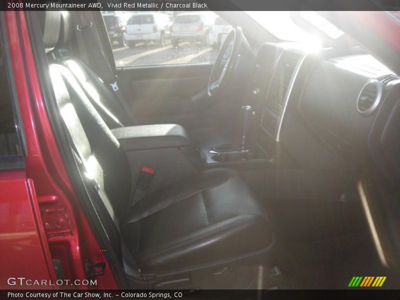 Vivid Red Metallic / Charcoal Black 2008 Mercury Mountaineer AWD
