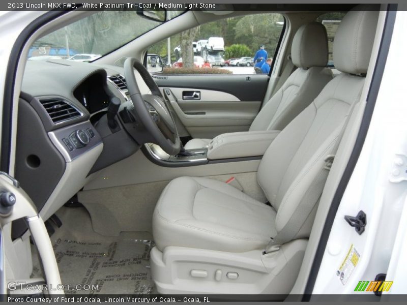 White Platinum Tri-Coat / Medium Light Stone 2013 Lincoln MKX FWD
