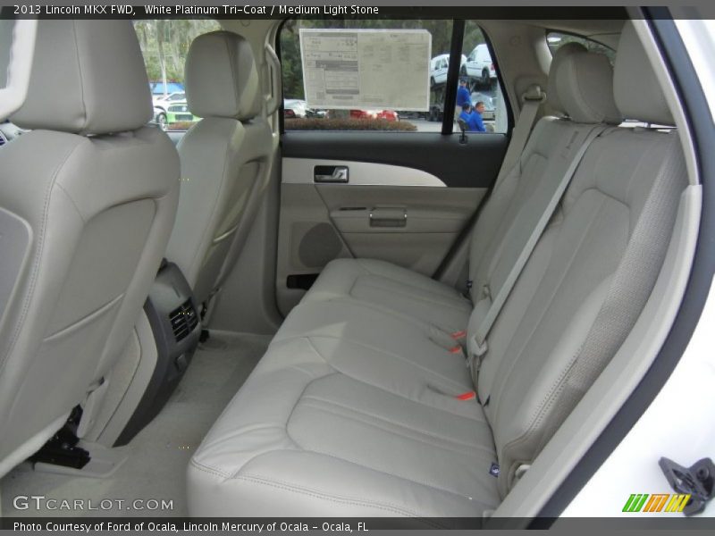 White Platinum Tri-Coat / Medium Light Stone 2013 Lincoln MKX FWD