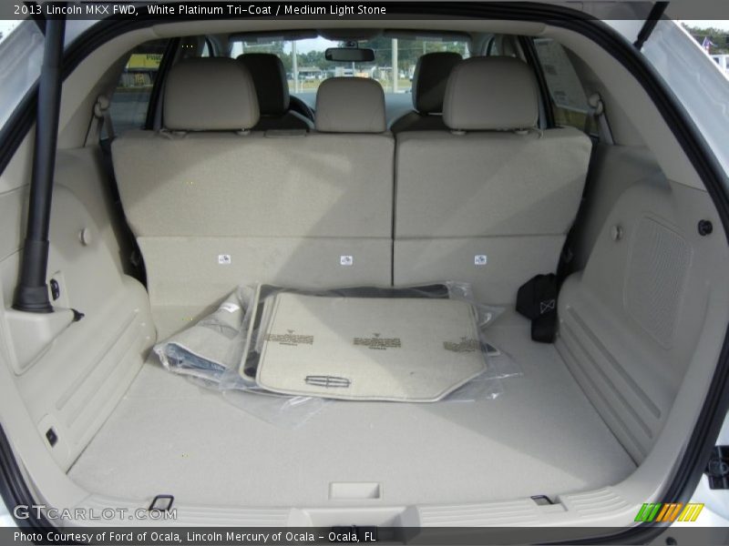 White Platinum Tri-Coat / Medium Light Stone 2013 Lincoln MKX FWD