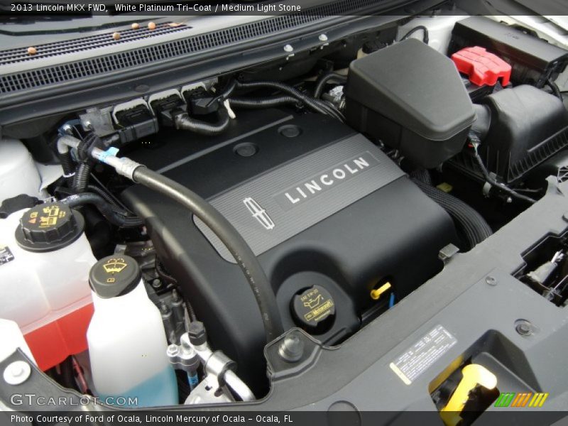 White Platinum Tri-Coat / Medium Light Stone 2013 Lincoln MKX FWD