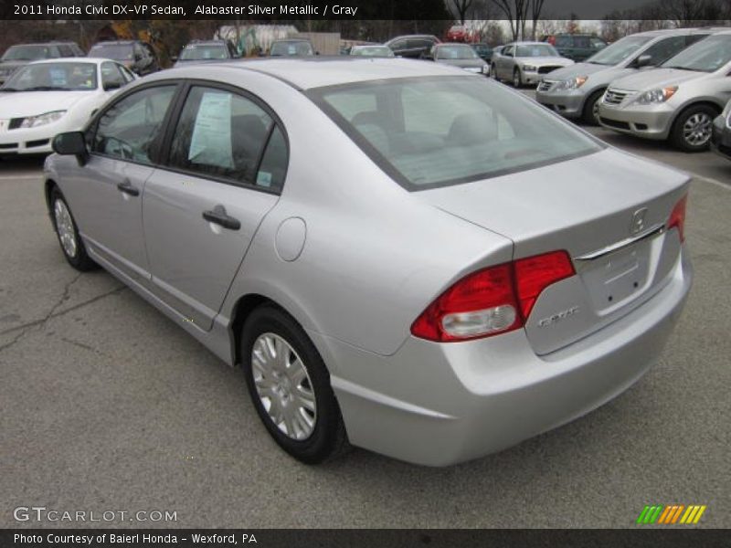 Alabaster Silver Metallic / Gray 2011 Honda Civic DX-VP Sedan