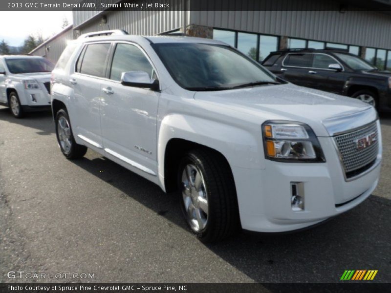 Summit White / Jet Black 2013 GMC Terrain Denali AWD