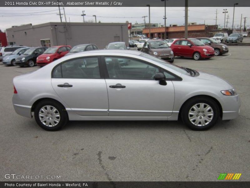Alabaster Silver Metallic / Gray 2011 Honda Civic DX-VP Sedan