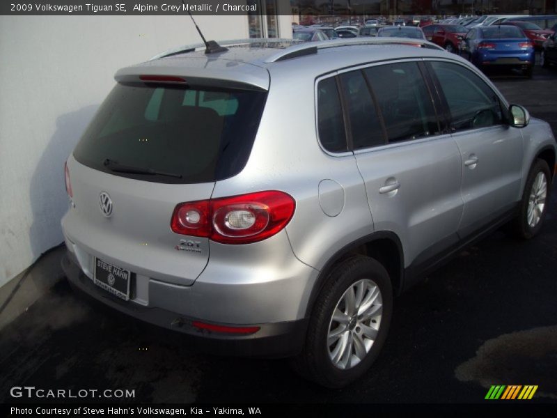 Alpine Grey Metallic / Charcoal 2009 Volkswagen Tiguan SE