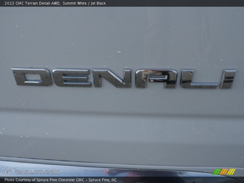 Summit White / Jet Black 2013 GMC Terrain Denali AWD