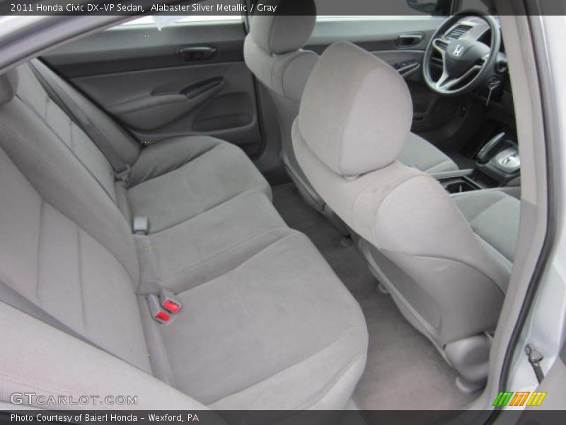 Alabaster Silver Metallic / Gray 2011 Honda Civic DX-VP Sedan