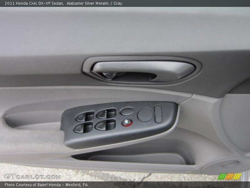 Alabaster Silver Metallic / Gray 2011 Honda Civic DX-VP Sedan