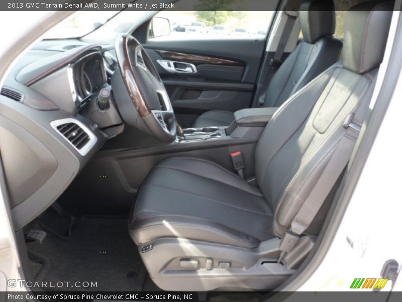 Front Seat of 2013 Terrain Denali AWD